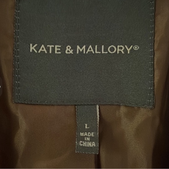 Kate & Mallory Brown Moto Style Jacket - Picture 3 of 4